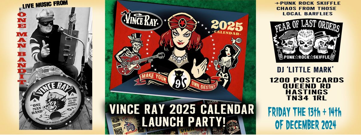 VINCE RAY CALENDAR SALE PARTY 