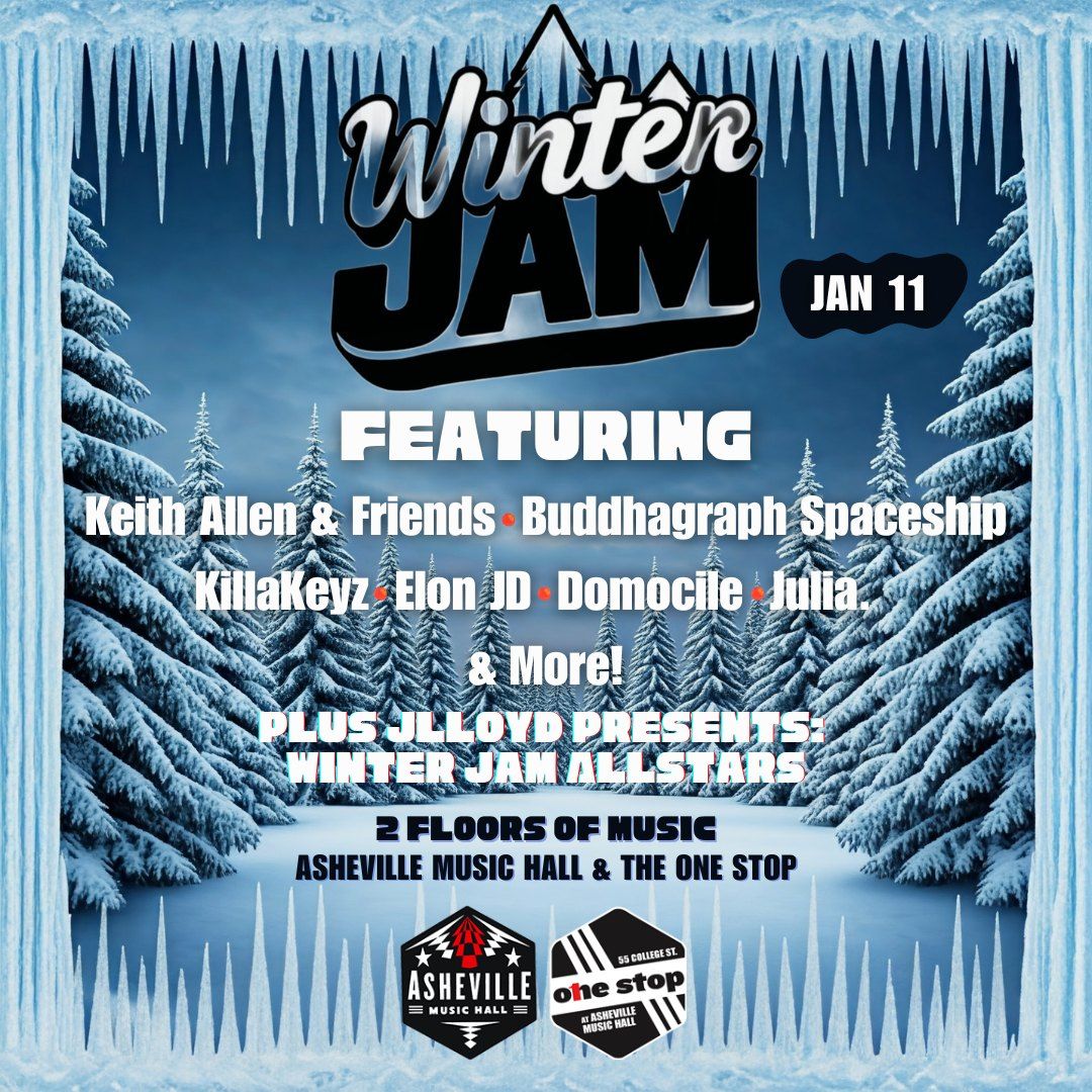 Winter Jam 2025 @ Asheville Music Hall & The One Stop!