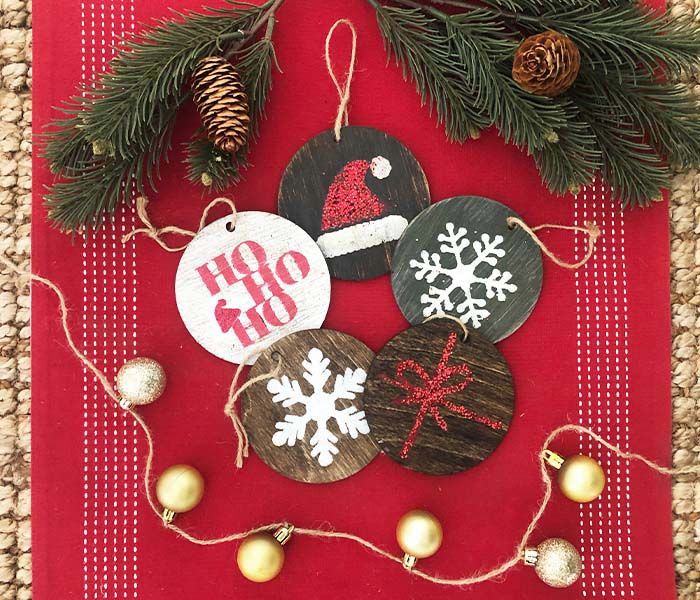 CHRISTMAS IN JULY DIY ORNAMENTS WORKSHOP SET OF 5 - $15