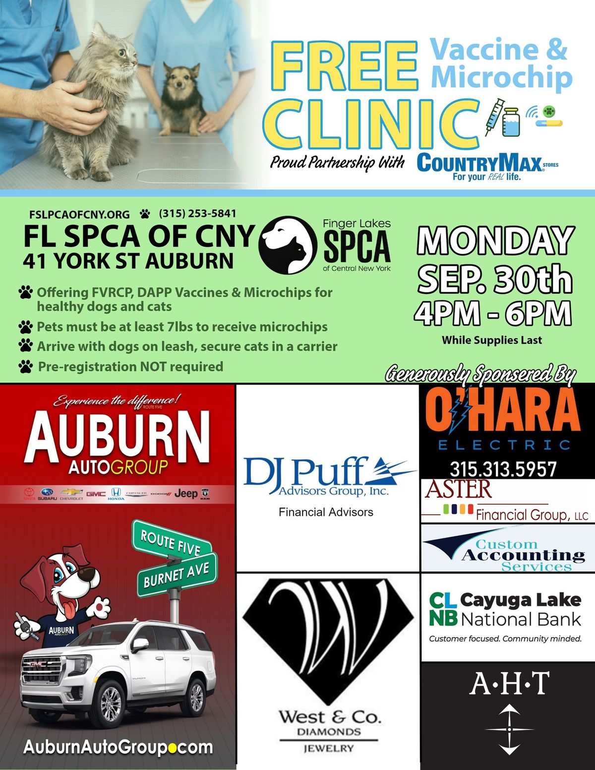 Vaccine & Microchip Clinic