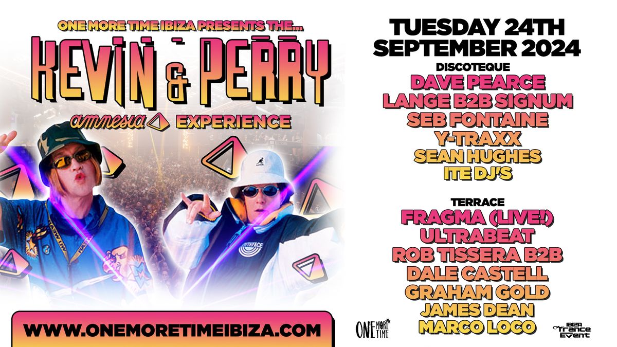 Kevin and Perry Amnesia Ibiza Experience 2024