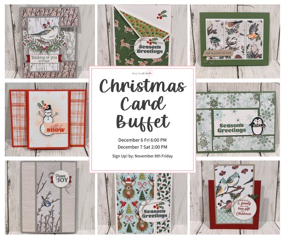 Ai\u2019s Craft Room Christmas Card Buffet