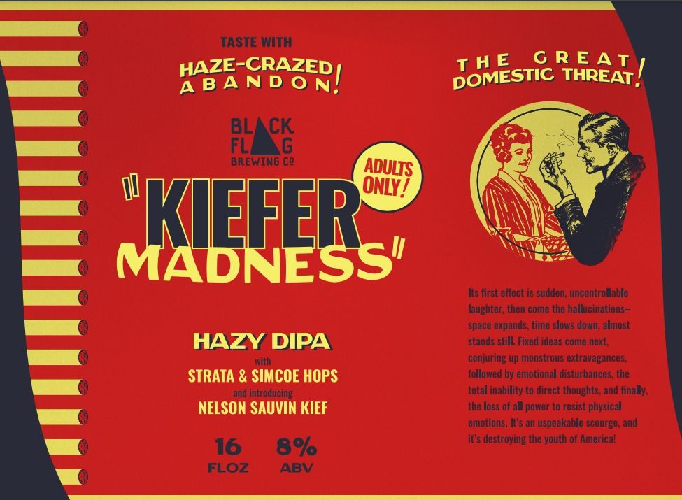 BEER RELEASE - Kiefer Madness Hazy DIPA