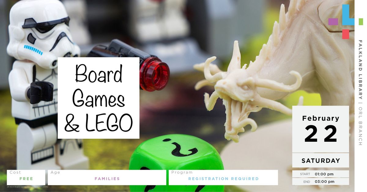 Board Games and LEGO @ Falkland Library