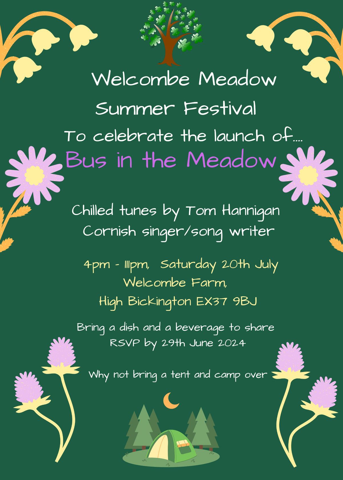 Bus in the Meadow Launch