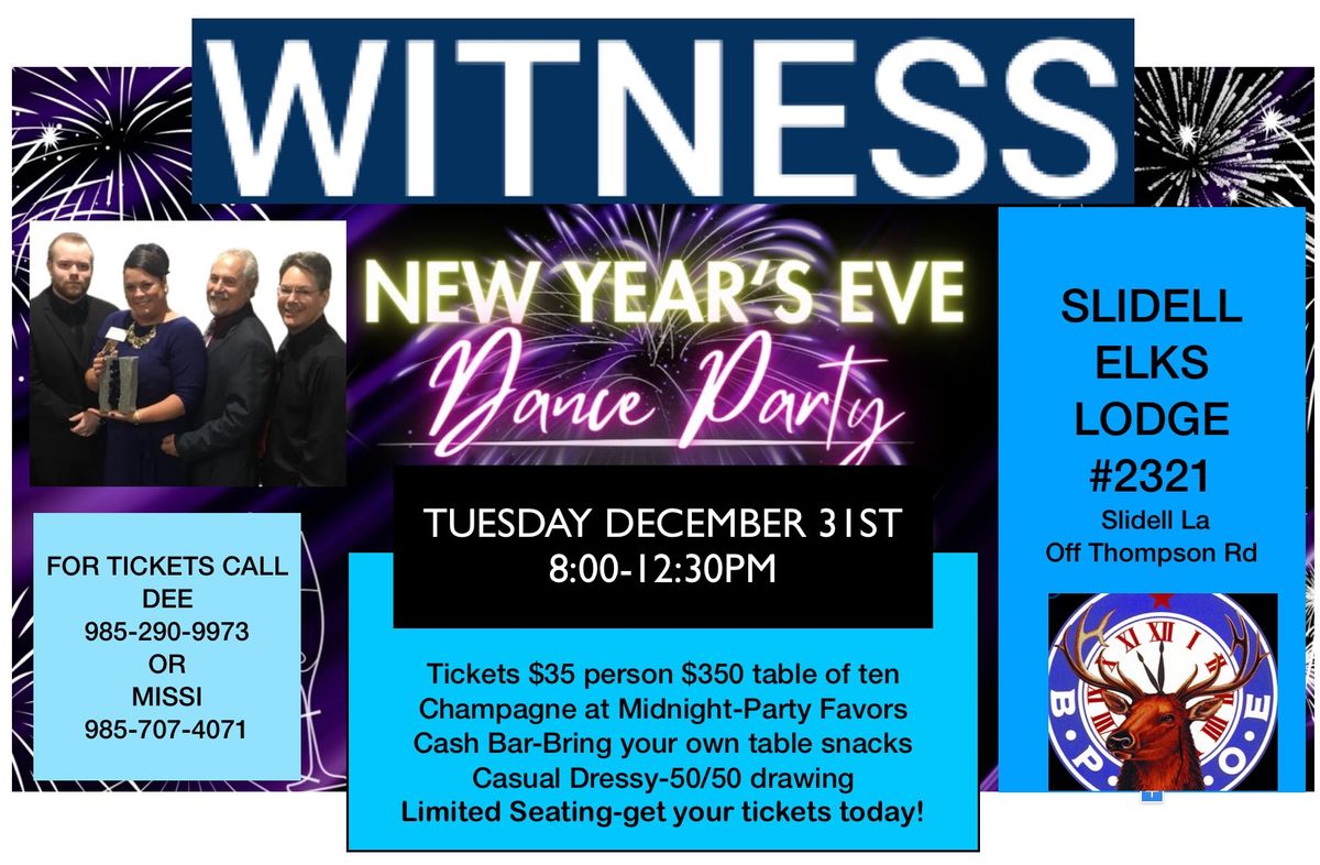 New Year's Eve Celebration with WITNESS