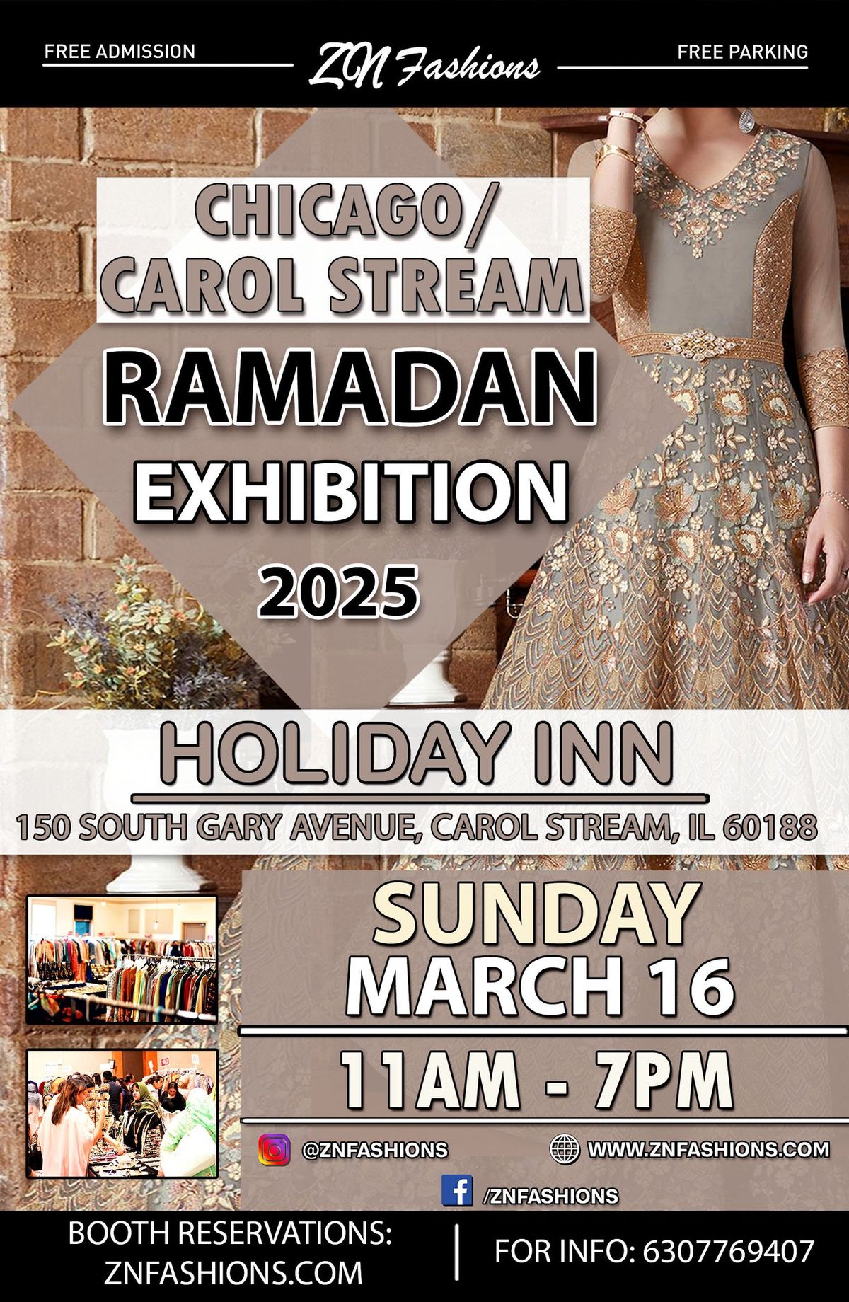 ZN Fashions Chicago\/Carol Stream Ramadan Exhibition