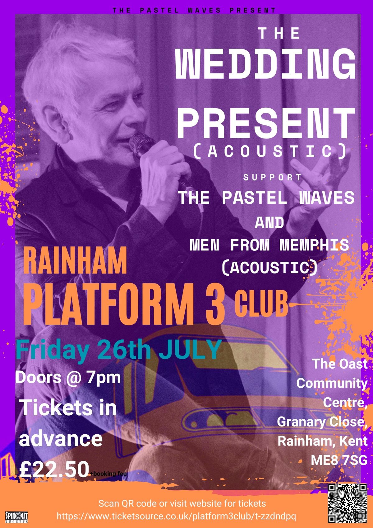 Rainham Platform 3 club introduce The Wedding Present (acoustic)