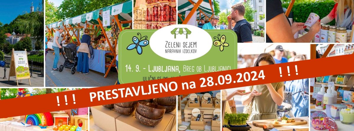 Zeleni sejem v centru Ljubljane \ud83d\udc9a\ud83c\udf1e\ud83d\udc90