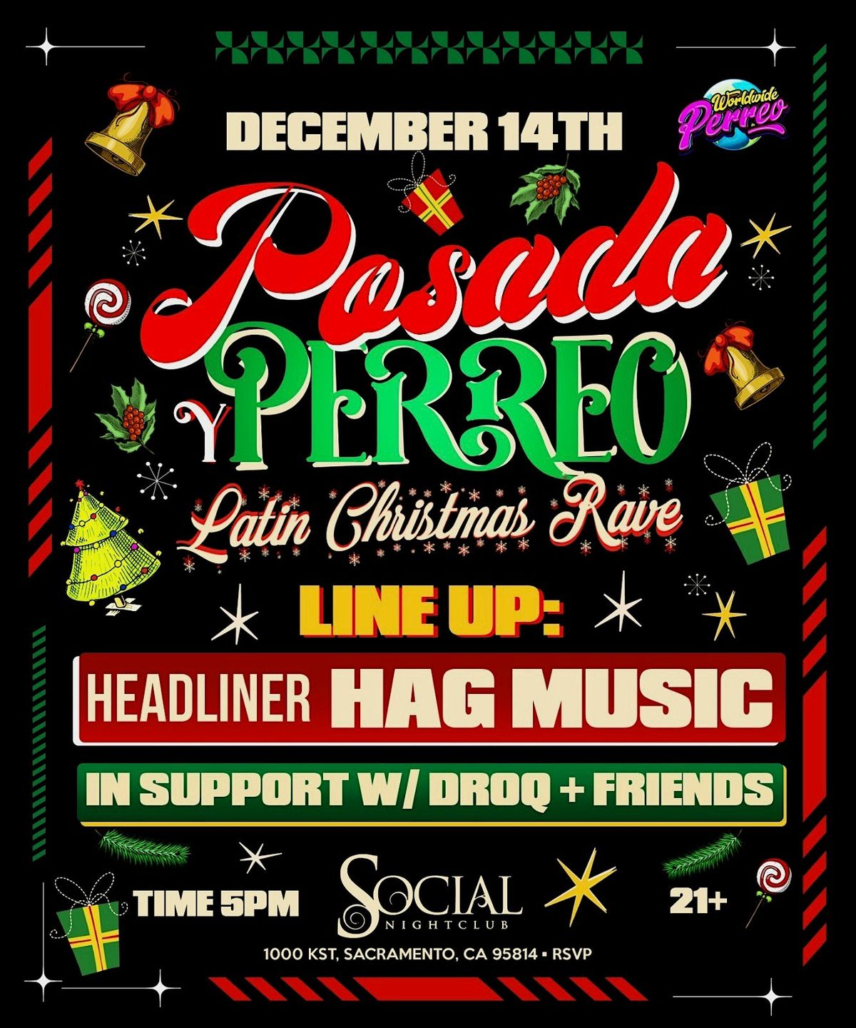 LATIN CHRISTMAS RAVE @ SOCIAL NIGHTCLUB