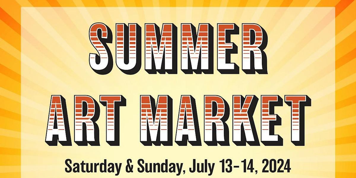 Summer Art Market 2024 inside Del Ray Artisans gallery