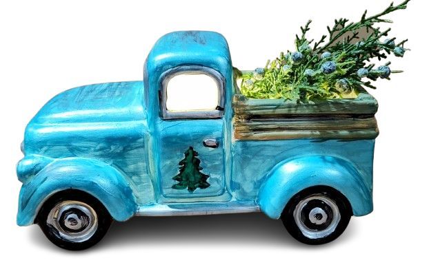 Holiday Truck Planters and Pints!