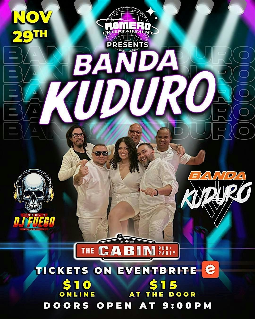 ROMERO ENTMT: Banda Kuduro LIVE  at The Cabin