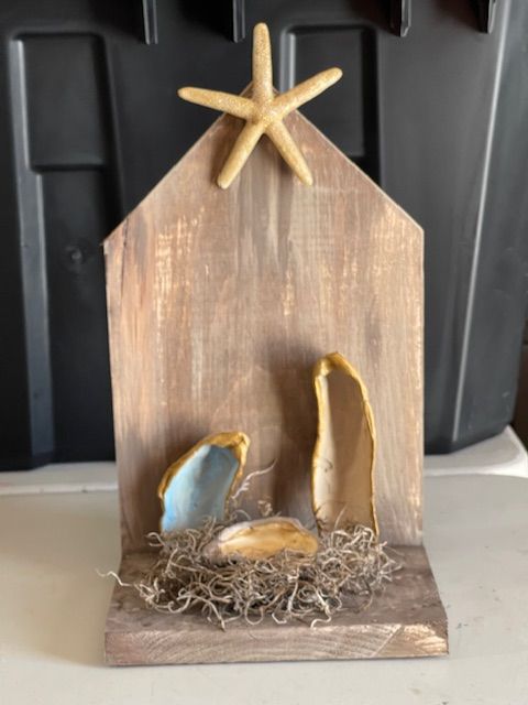 Oyster Shell Nativity 