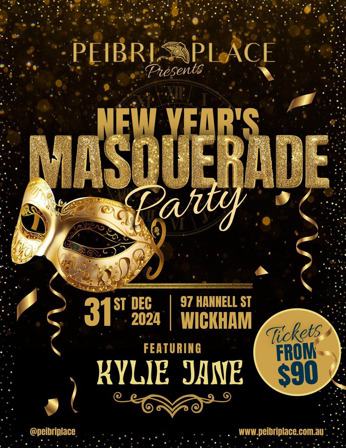 New Years Masquerade Party