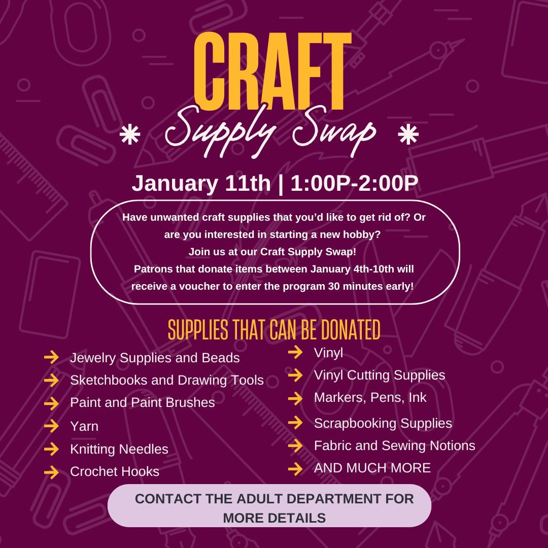 Craft Supply Swap