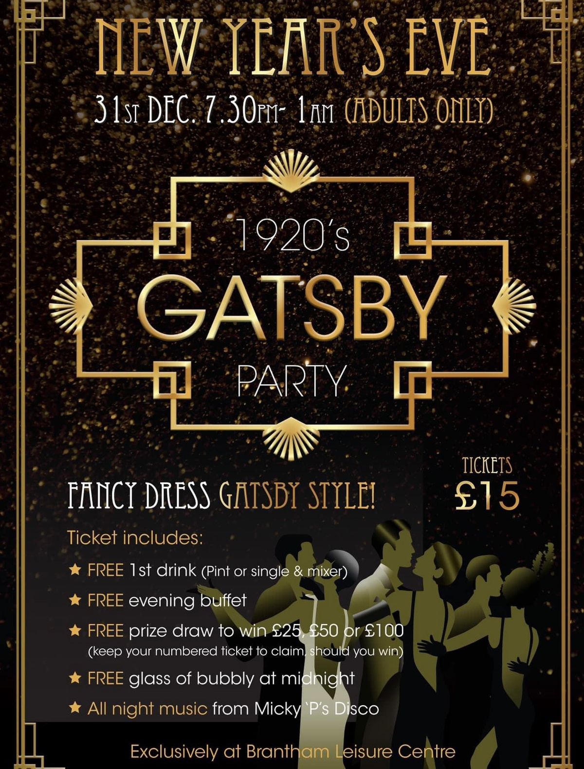 NYE GATSBY PARTY (ADULTS ONLY)