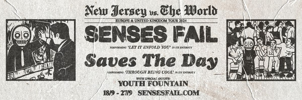 Senses Fail - 'Let It Enfold You' & Saves The Day - 'Through Being Cool' album shows \u2022 Cactus Brugge