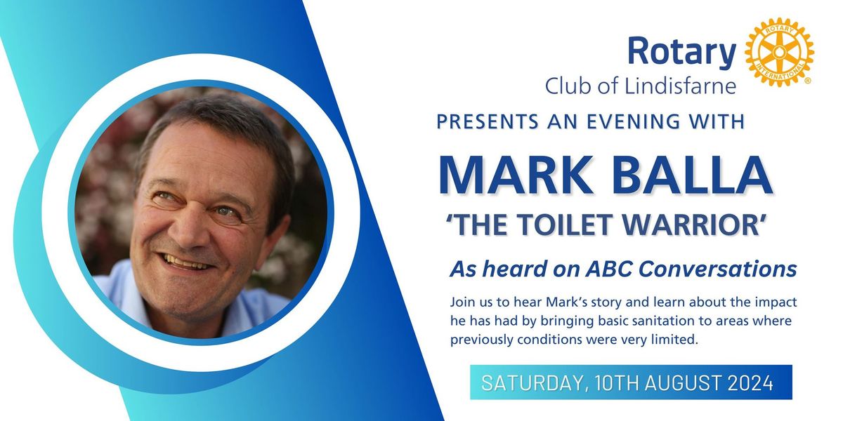 An evening with Mark Balla - The Toilet Warrior