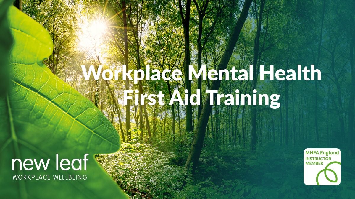 Mental Health First Aid Two Day Training  Face to face Taunton 25th and 26th September 2024