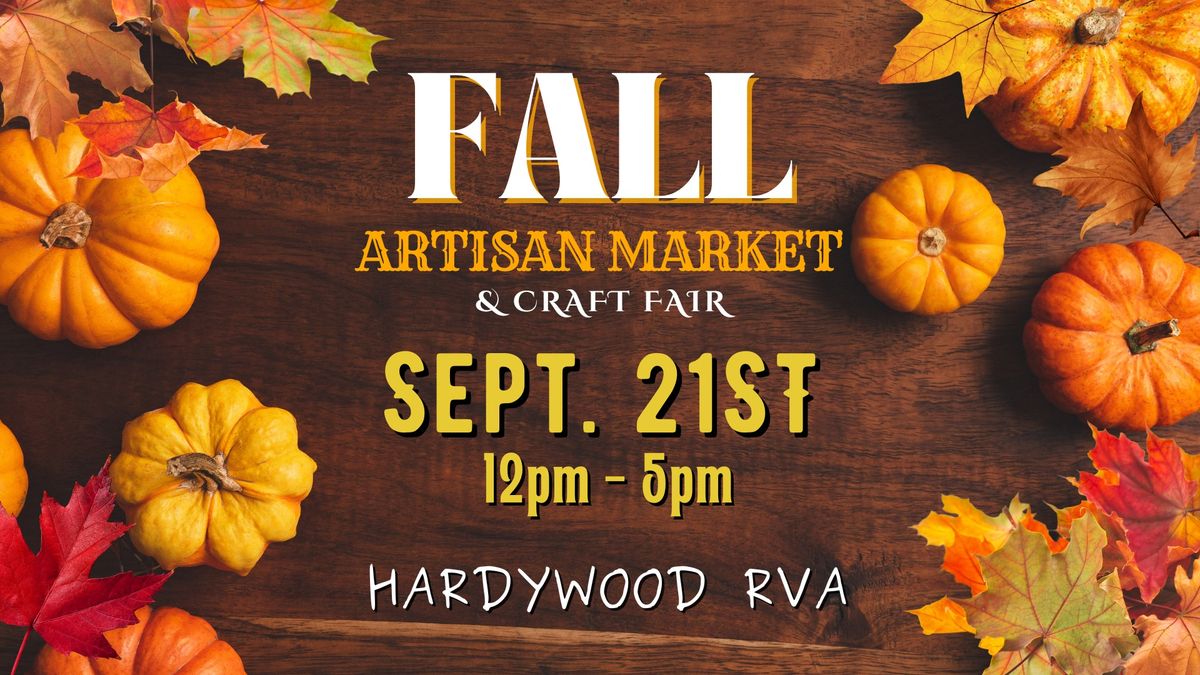 2025 Fall Artisan Market & Craft Fair at Hardywood RVA