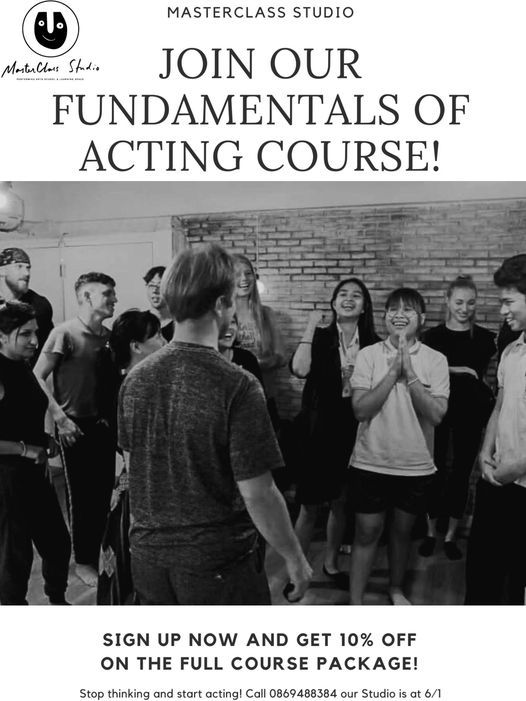 Learn acting! Fundamentals of Acting Course