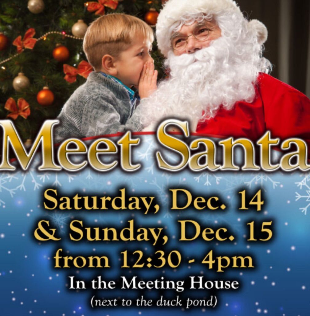 Meet Santa in the meeting house