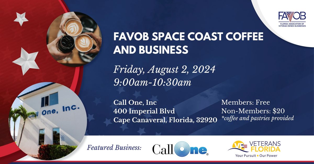 FAVOB SPACE COAST COFFEE AND BUSINESS