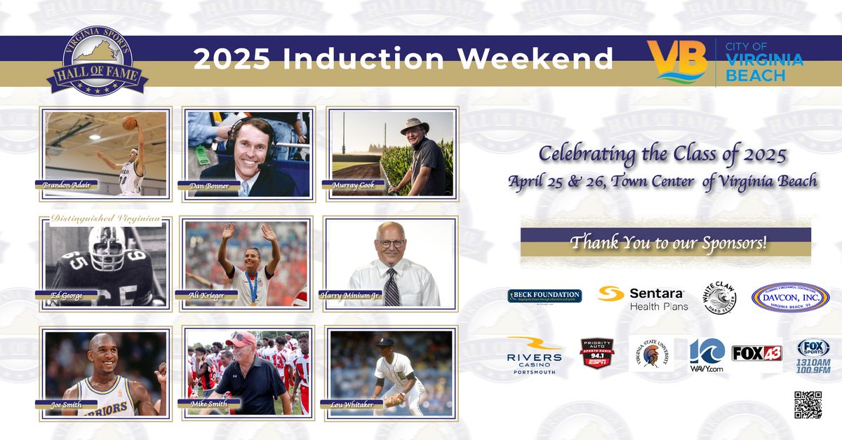 Virginia Sports Hall of Fame - 2025 Induction Weekend