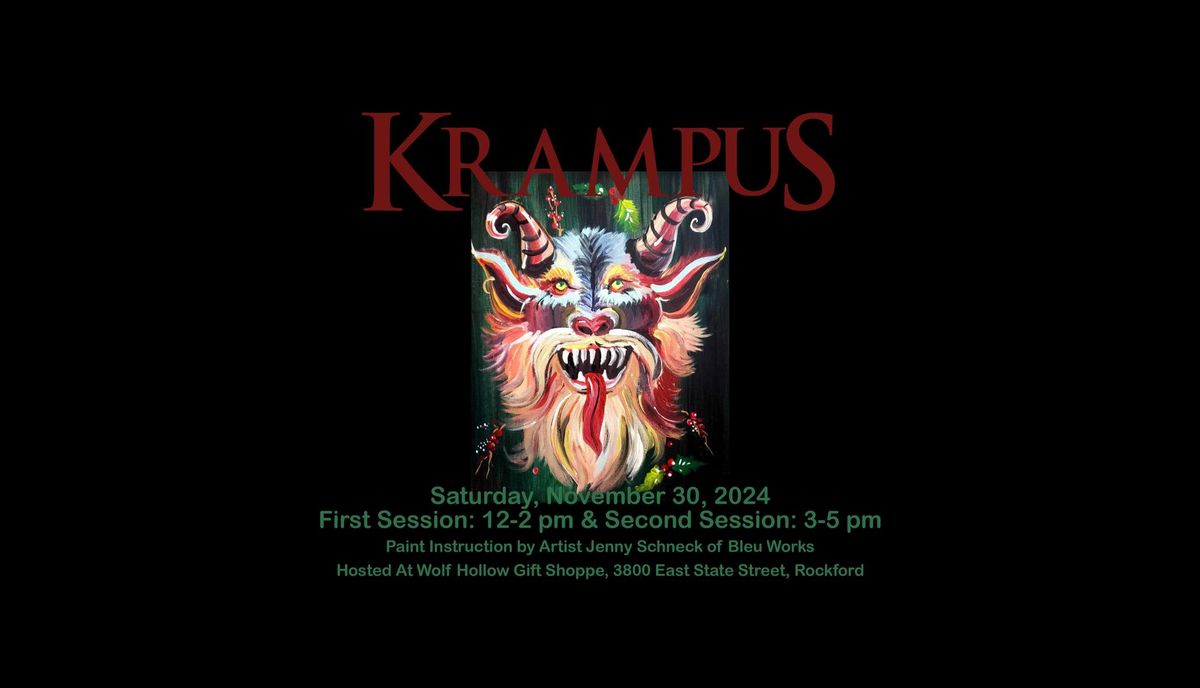 Krampus Paint at Wolf Hollow Gift Shoppe