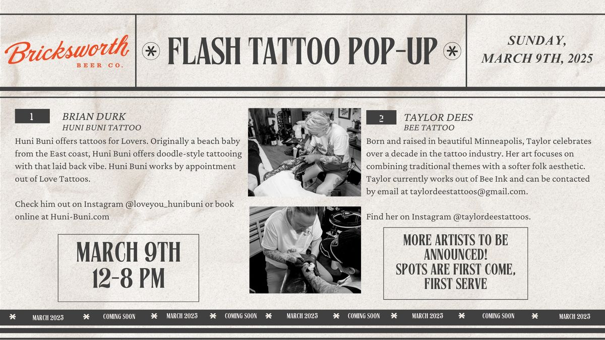 Flash Tattoo Pop-Up