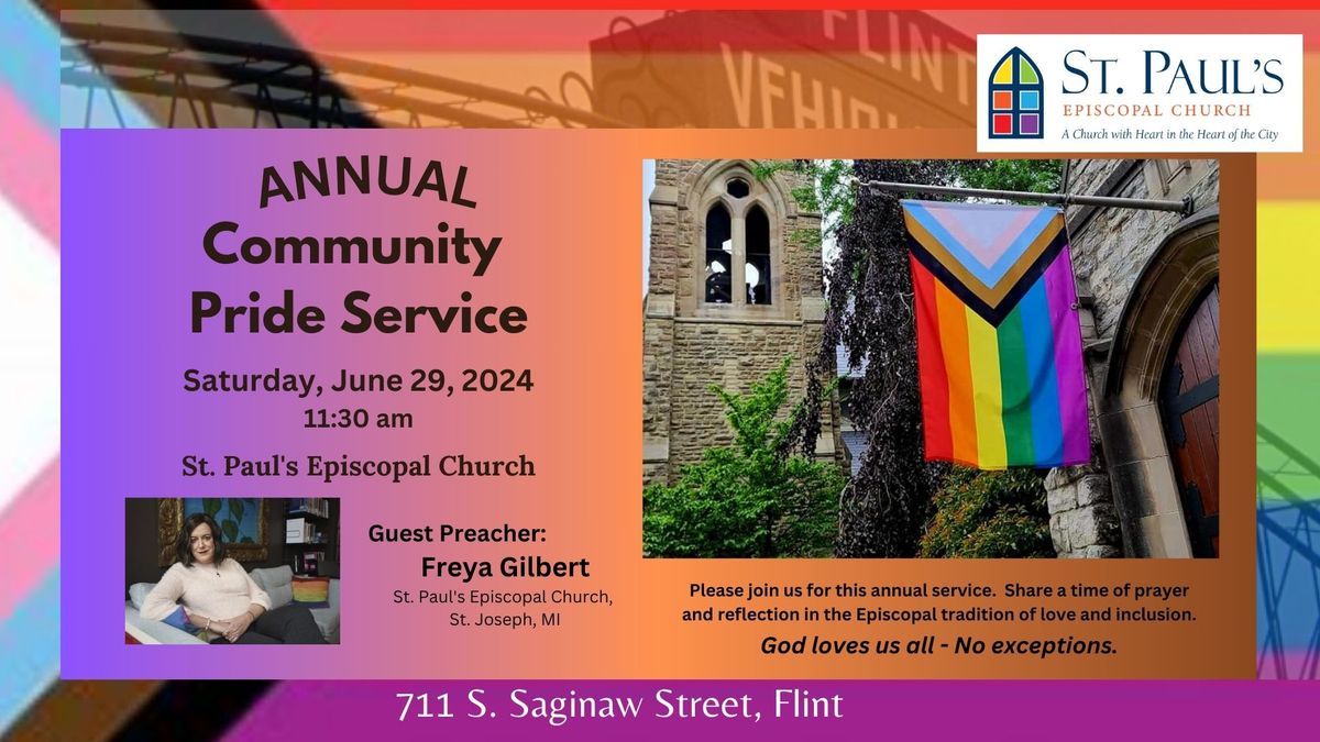 Annual Community Pride service