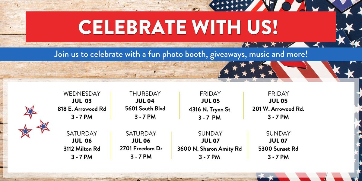 ?? Join Us for Compare Foods CLT 4th of July Celebration! ??