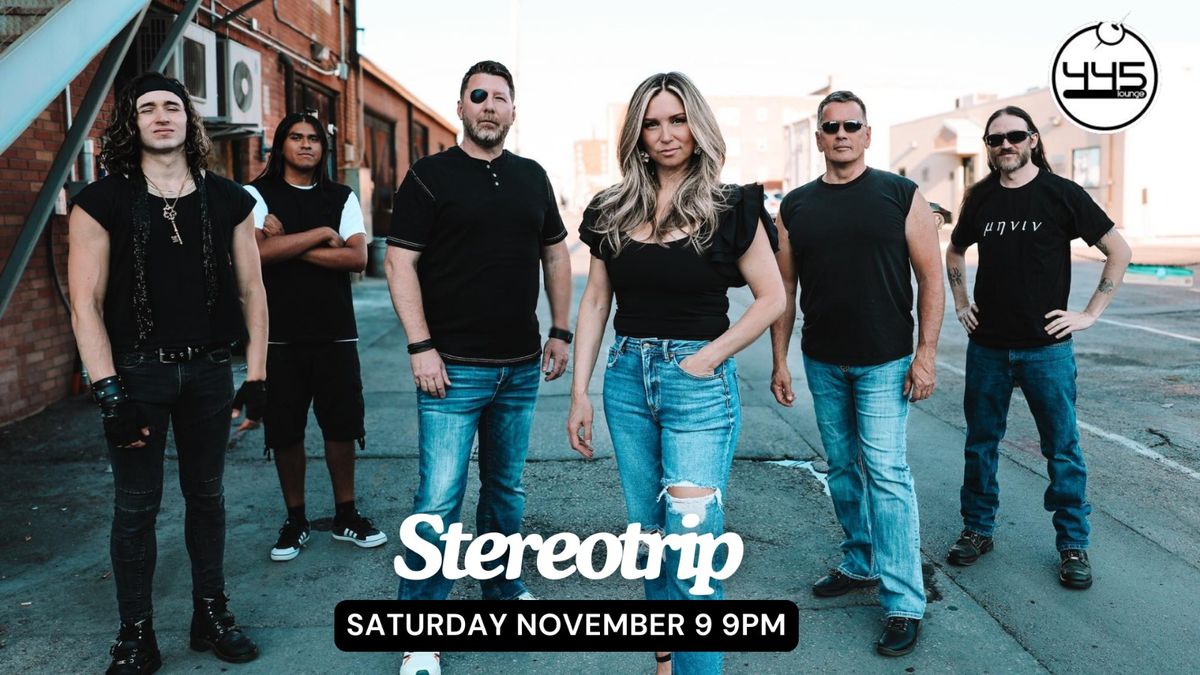 StereoTrip is coming to 445 Lounge this Saturday November 9 at 9PM! 