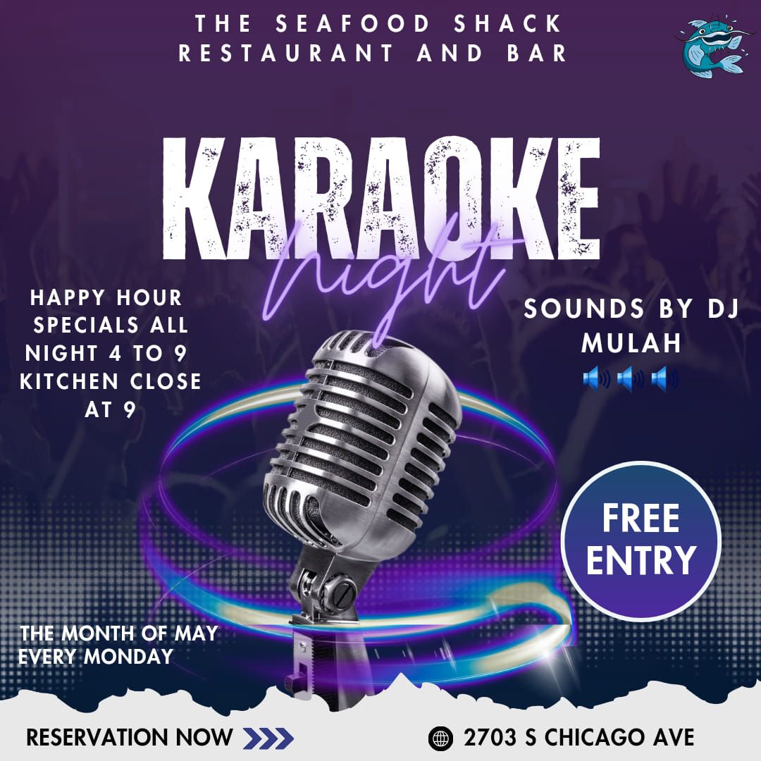 KARAOKE EVERY MONDAY FOR THE MONTH OF MAY \ud83d\udd0a