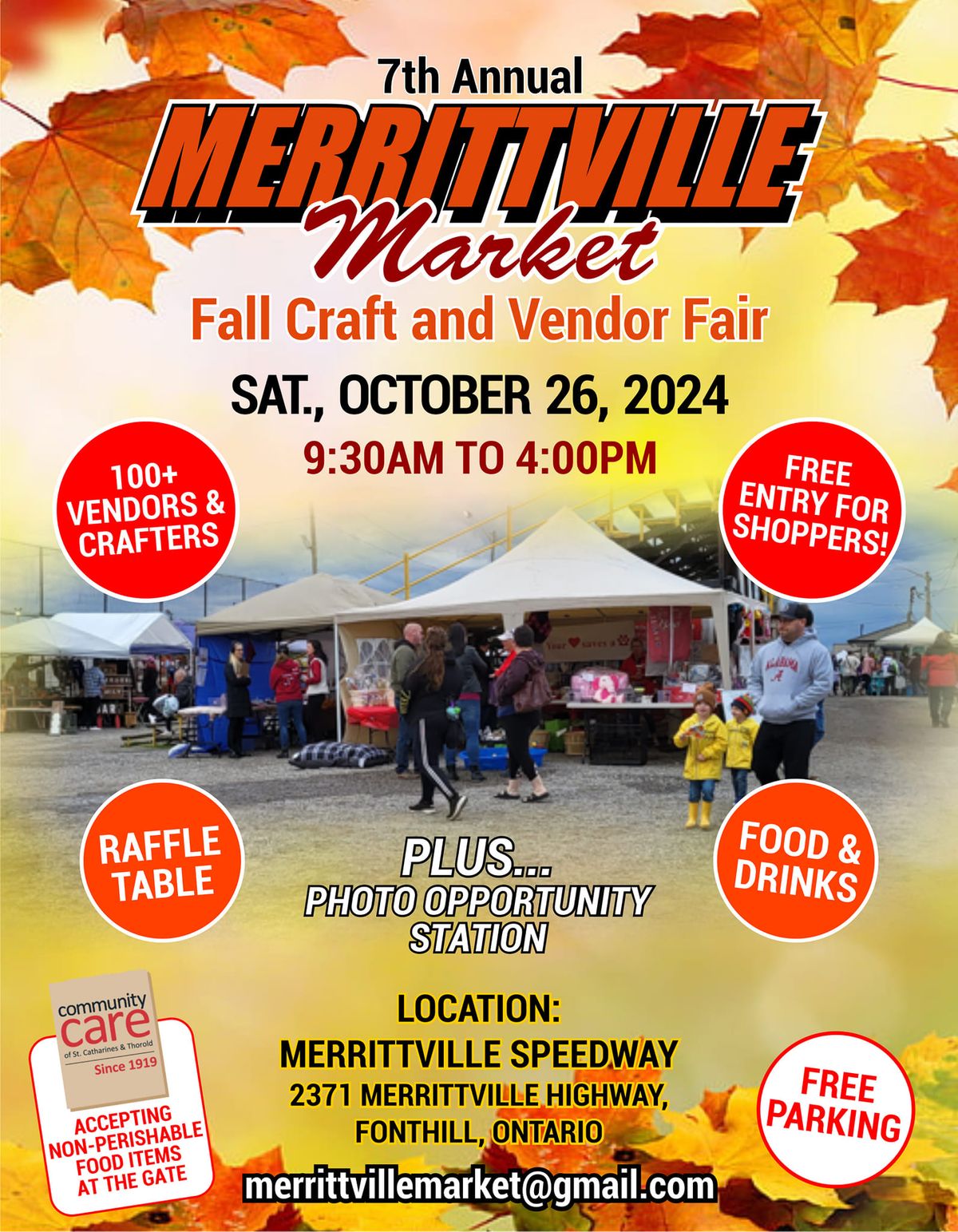 Merrittville Market 7th Annual Fall Craft and Vendor Fair 