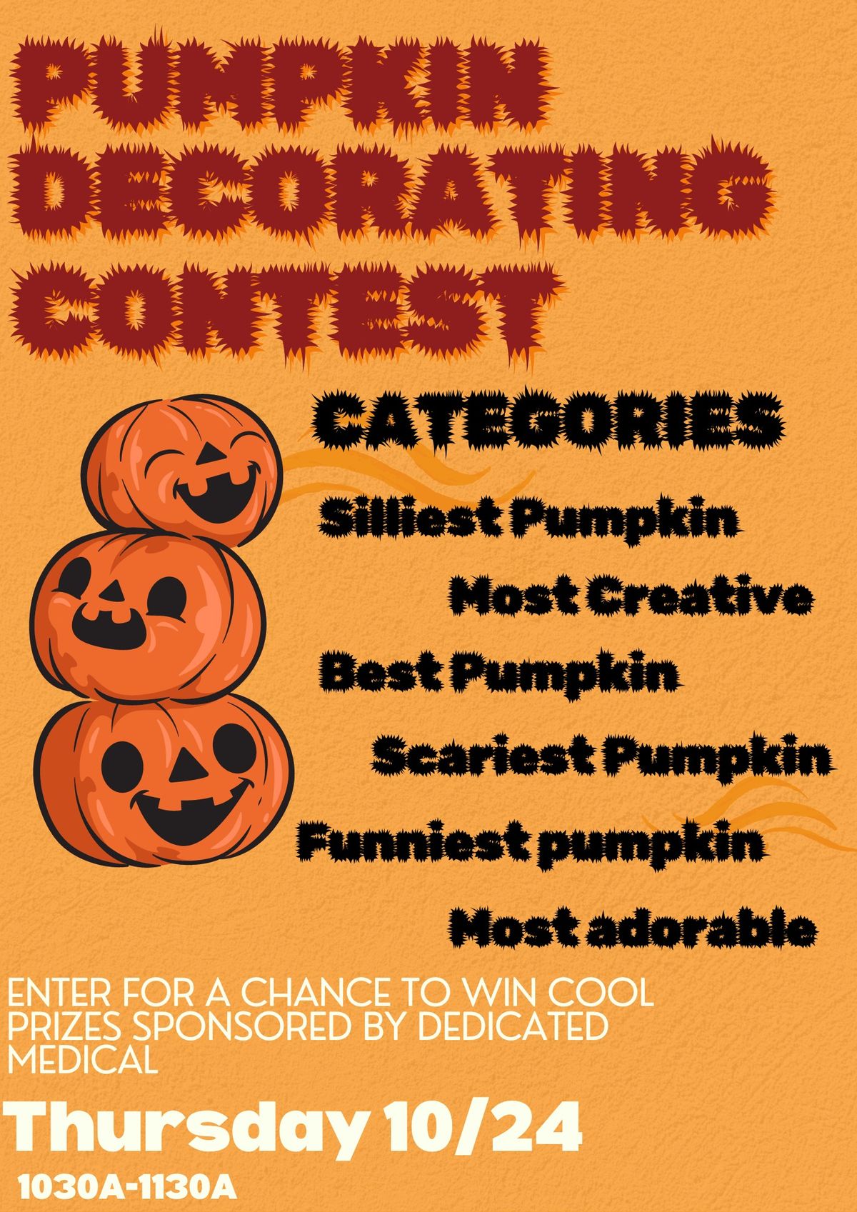 Pumpkin Decorating Contest