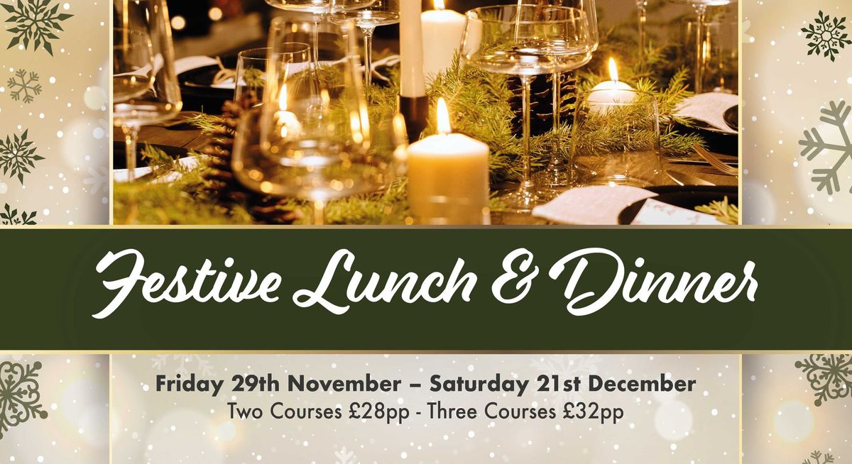 Festive Lunch & Dinner at Holland Hall