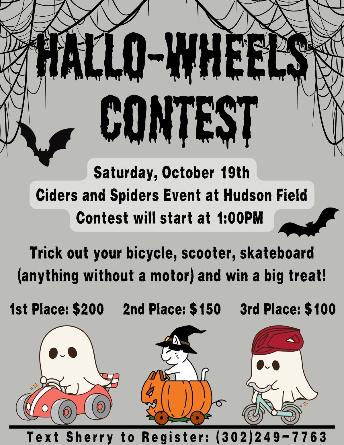 Hallowheels contest at Ciders & Spiders!