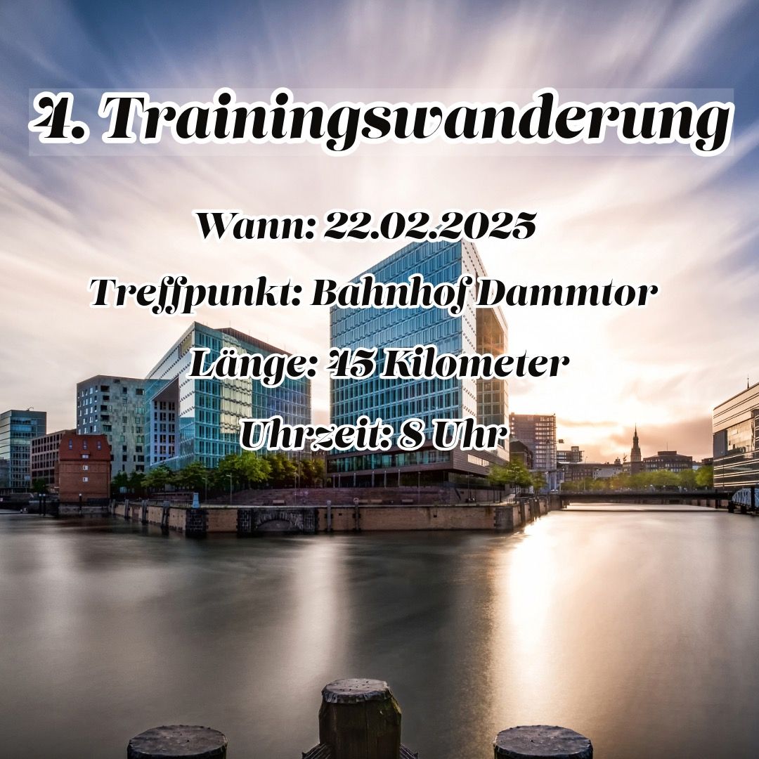 4. Trainingswanderung