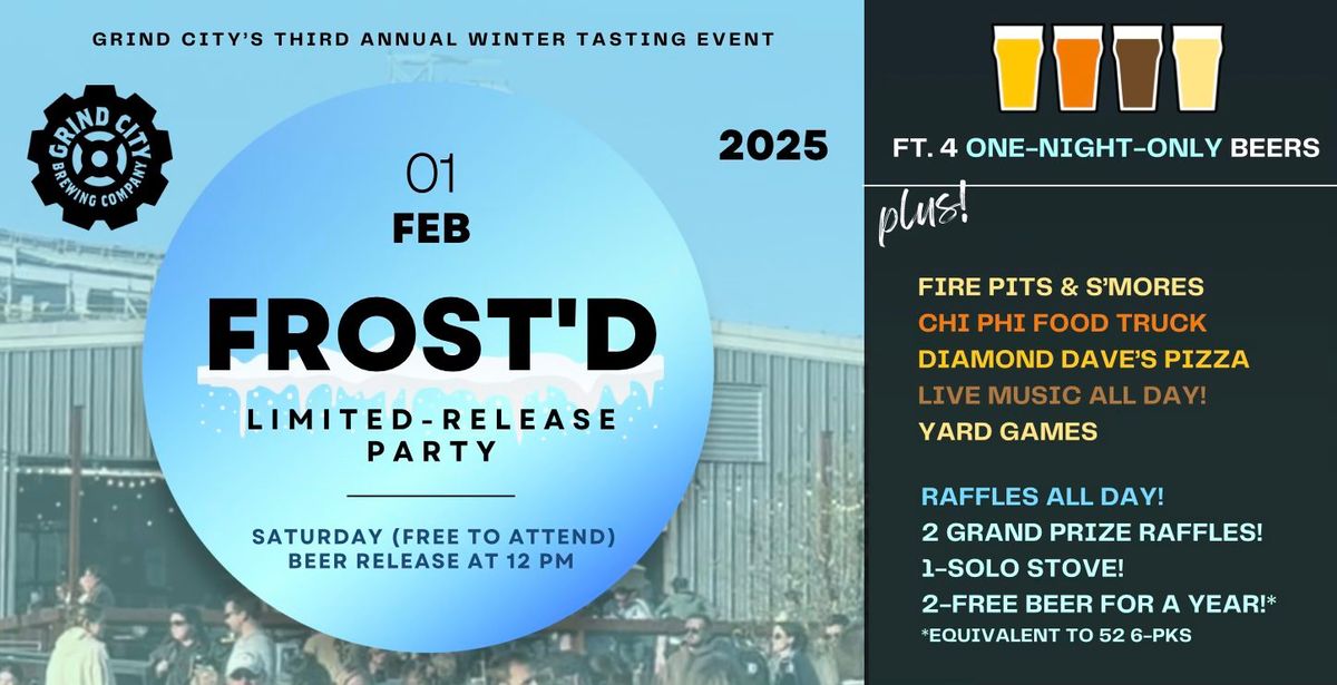 Grind City's FROST'D Limited-Release Party (Free to Attend!)