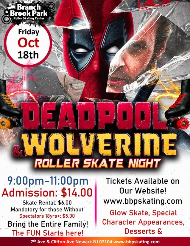 Deadpool vs Wolverine Skate