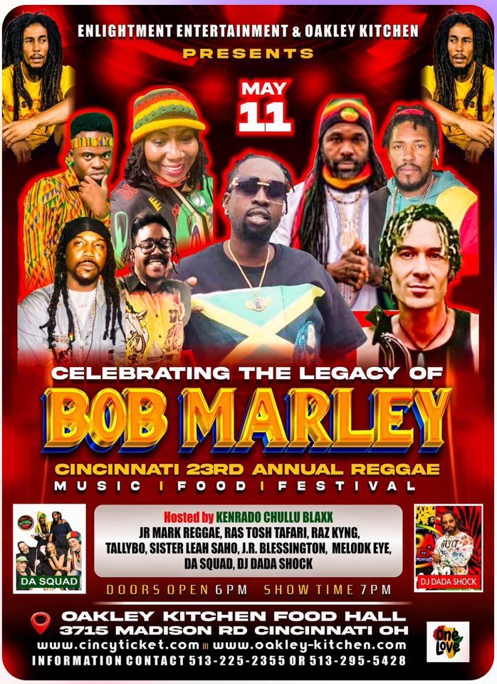 The 23 Years of Bob Marley Reggae Music & Food Festival Cincinnati Style 