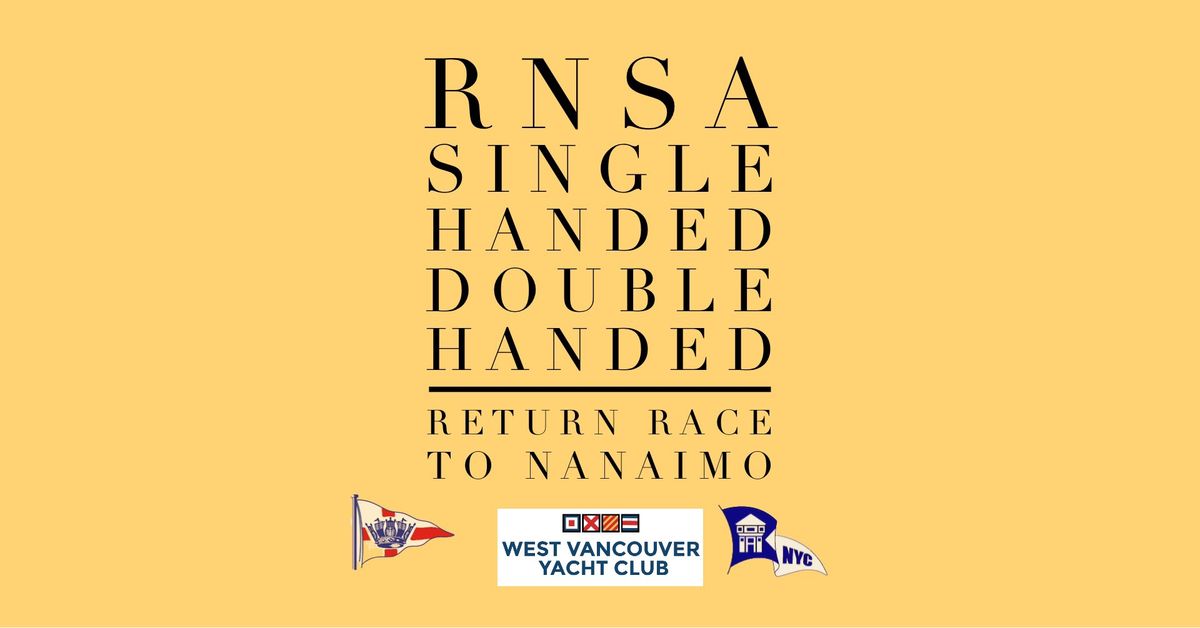 RNSA Single and Double Handed Return Race to Nanaimo 