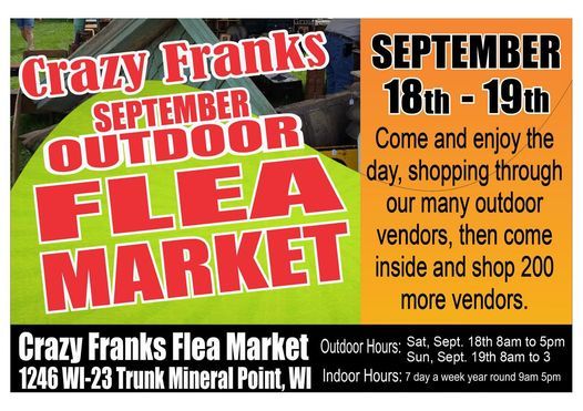 September outdoor Flea Market