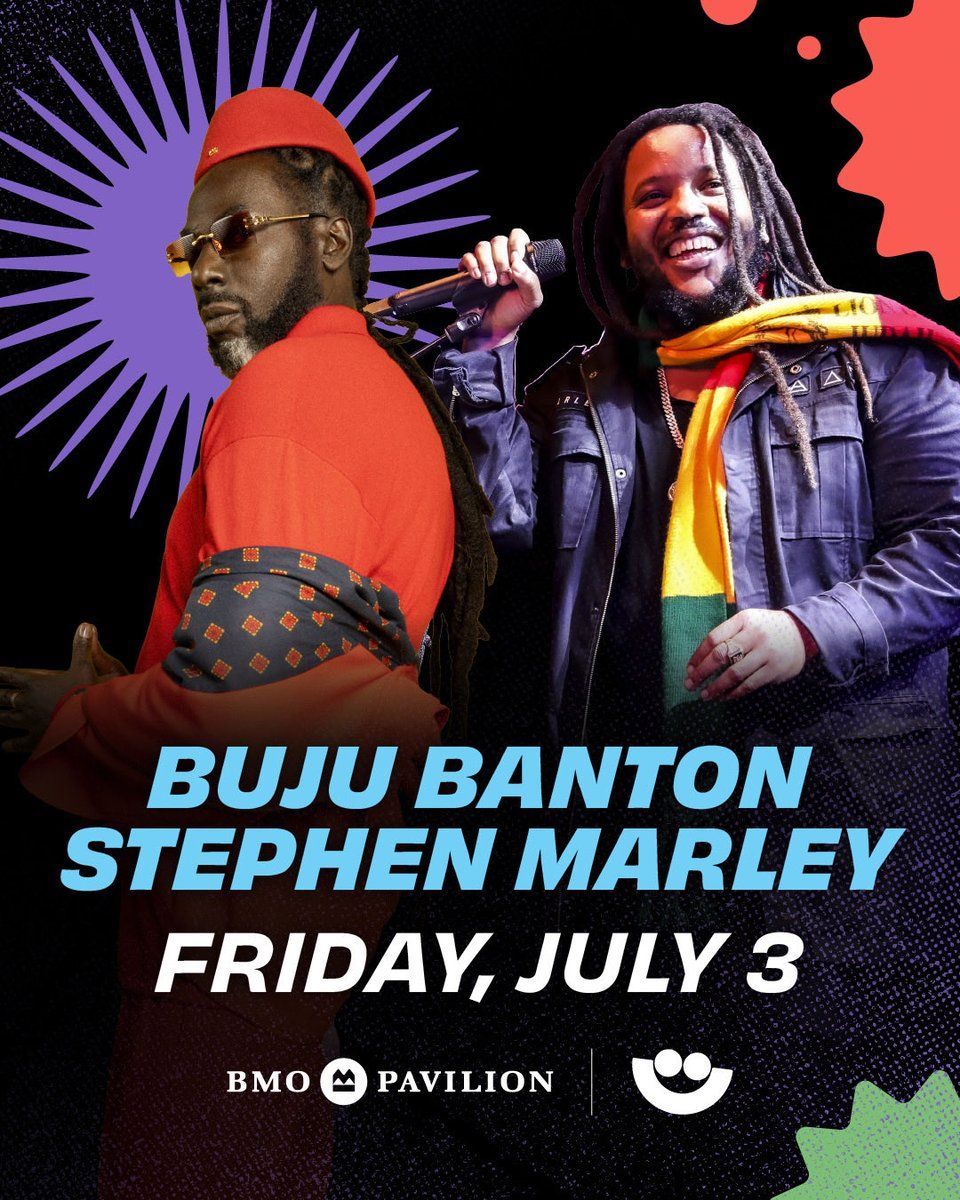 Buju Banton and Stephen Marley at Cellairis Amphitheatre at Lakewood