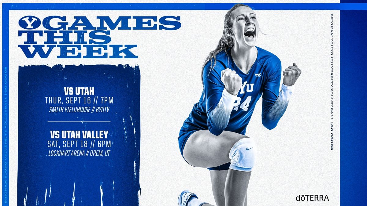 Utah Valley Wolverines at Utah Utes Womens Volleyball