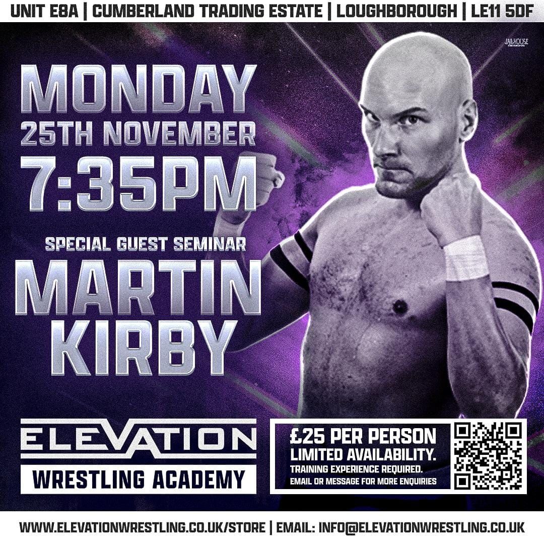 Martin Kirby seminar at the Elevation Wrestling Academy