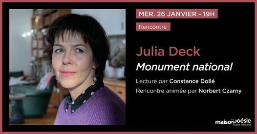 JULIA DECK - MONUMENT NATIONAL