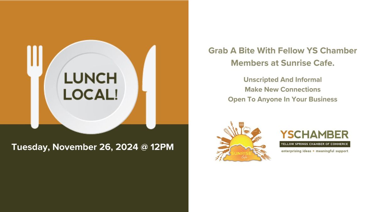 YS Chamber Lunch Local at Sunrise Cafe